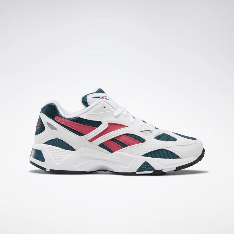 Tenisi Reebok Aztrek 96 Dama Albi/Turcoaz Inchis Romania WD2760RM